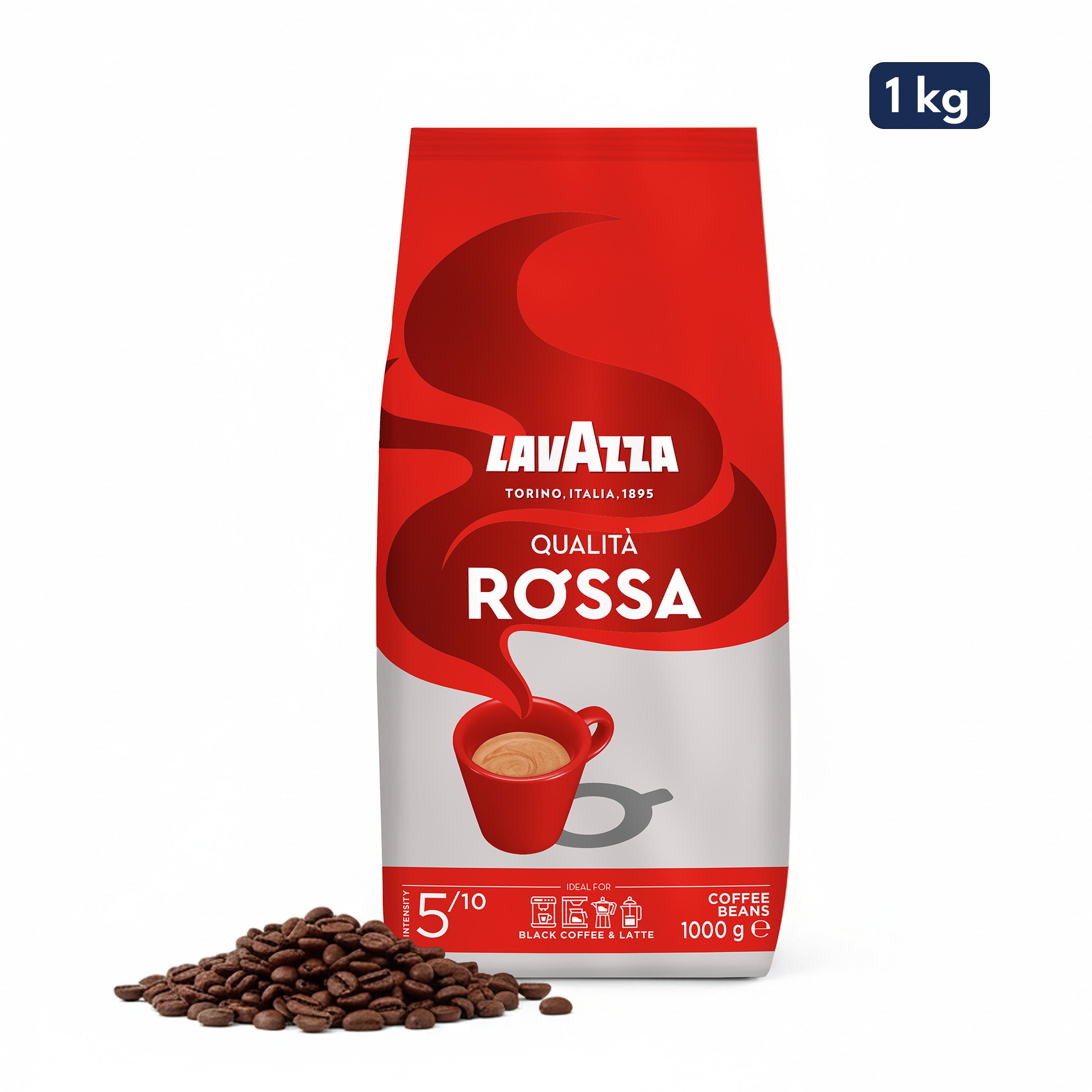 Qualità Rossa 1 kg Espresso Çekirdek Kahve